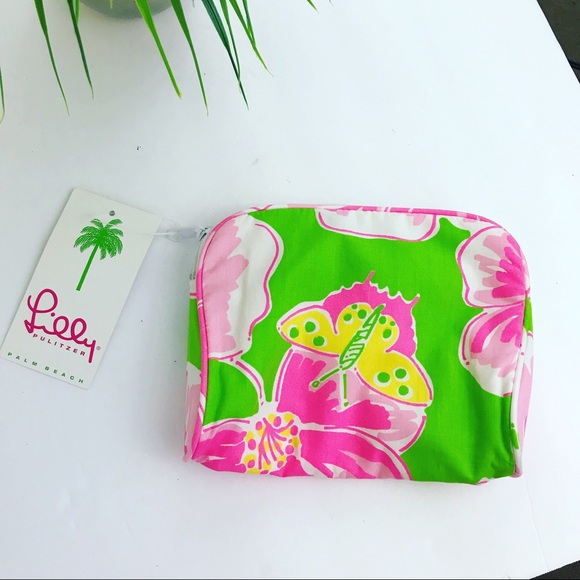 Lilly Pulitzer Handbags - Lily Pulitzer cosmetic bag butterfly 🦋